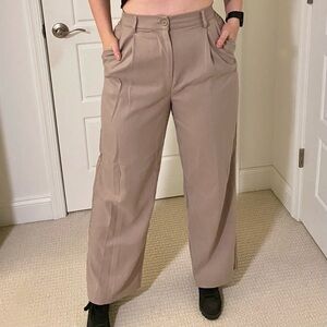 Gray Garage Porter Pleated Straight Pant